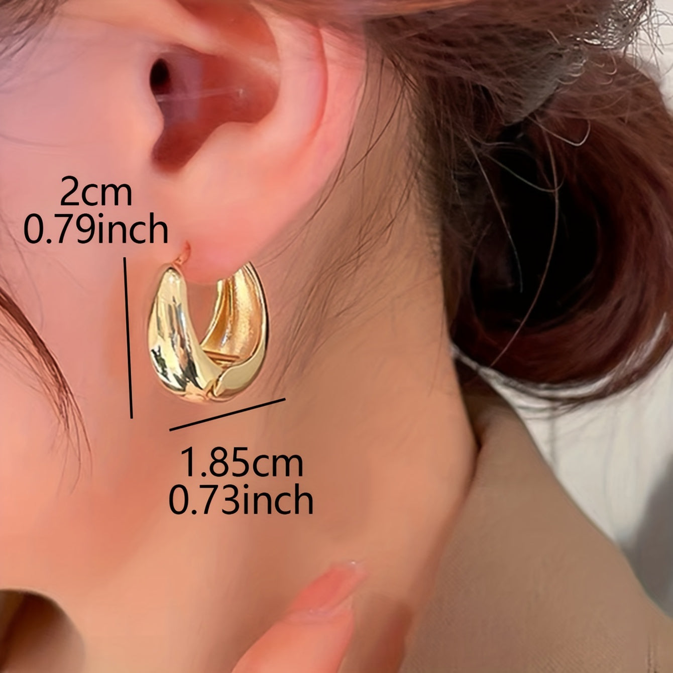Vintage Geometric Ear Clips