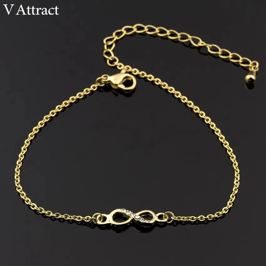 10 Styles Individual Sale Classic Flowers Charm Zircon Plant Bracelet