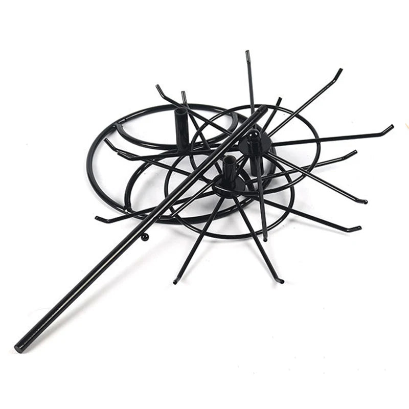 Rotating Jewelry Display Stand 2 Tier Necklace Organizer