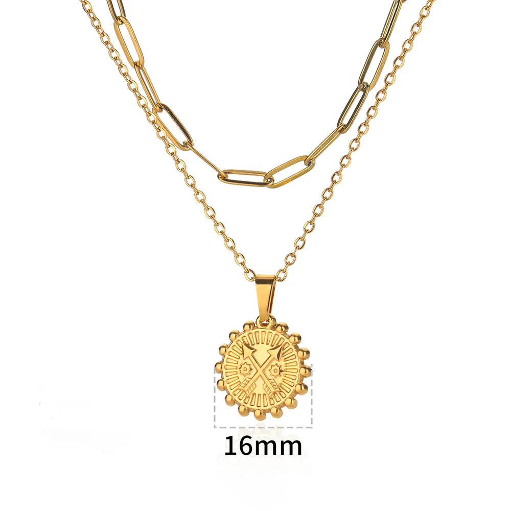 17 Styles Including: Geometric Necklace Sun Sunflower Pendant Clavicle Chains.