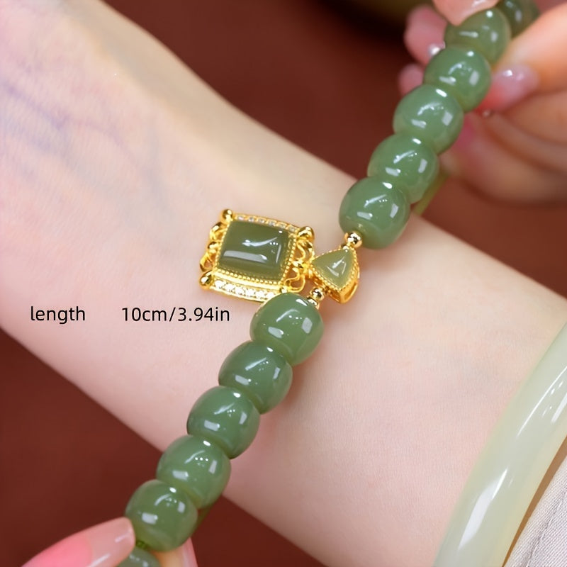Elegant Jade Bracelet.