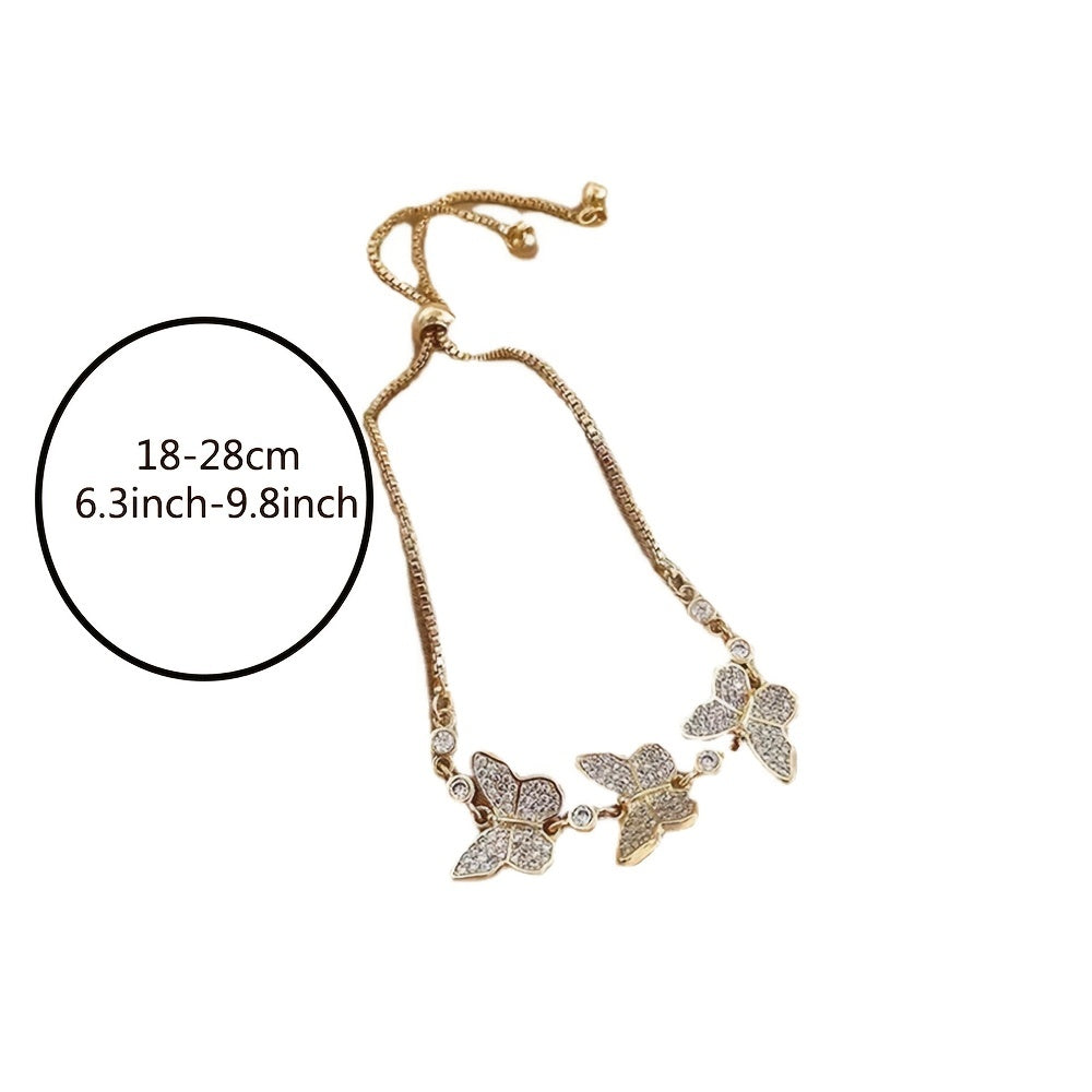 Butterfly Rhinestones Design Luxury Bracelet
