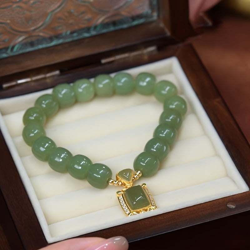 Elegant Jade Bracelet.