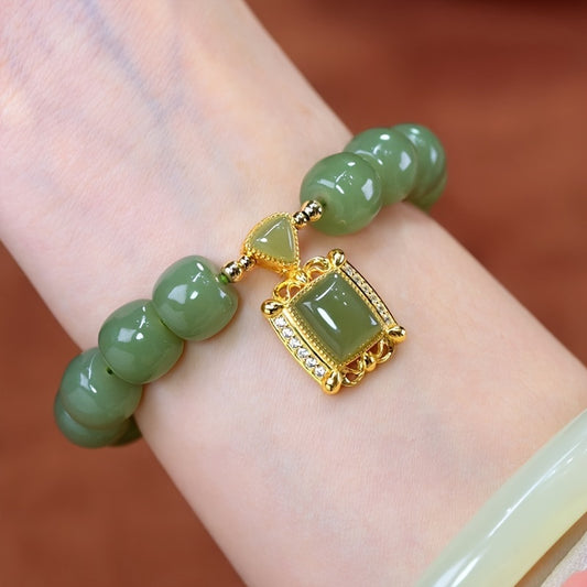 Elegant Jade Bracelet.